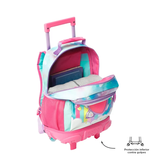 MORRAL TOTTO RUEDAS SWEETY HEART - TALLA M - ROSADO