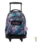 MORRAL TOTTO RUEDAS RENGLON - TALLA L - NEGRO