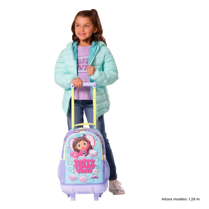 MORRAL TOTTO RUEDAS GABBY DOLL HOUSE - TALLA M - AZUL
