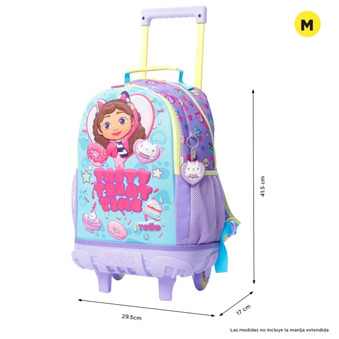 MORRAL TOTTO RUEDAS GABBY DOLL HOUSE - TALLA M - AZUL