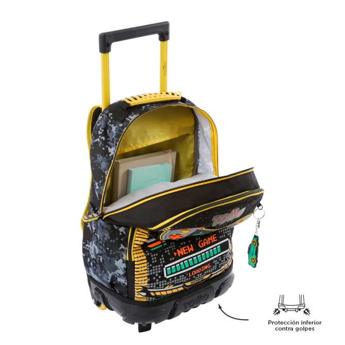 MORRAL TOTTO RUEDAS BEST GAME - TALLA M - NEGRO