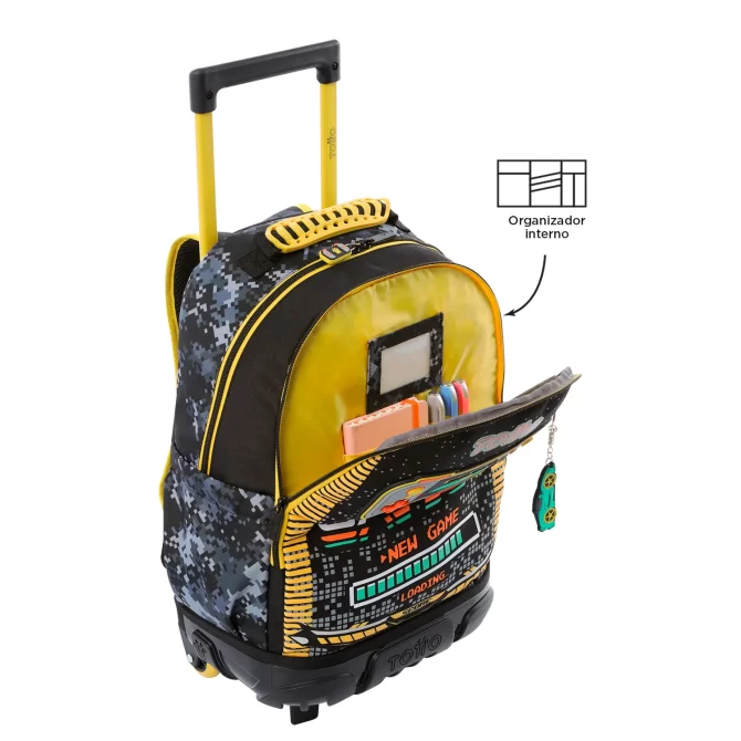 MORRAL TOTTO RUEDAS BEST GAME - TALLA M - NEGRO