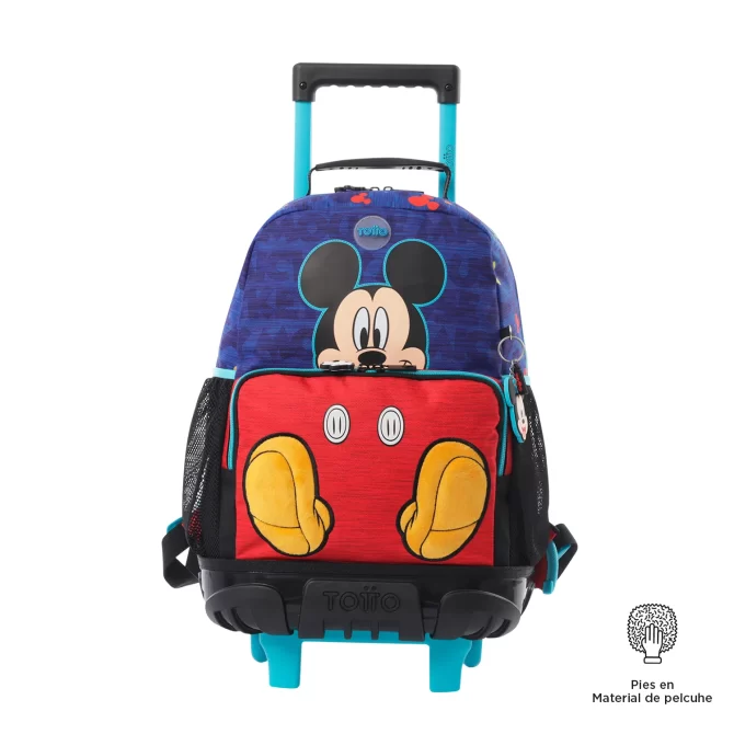 MORRAL TOTTO RUEDAS MICKEY - TALLA M - AZUL
