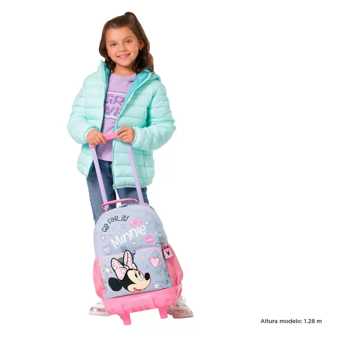 MORRAL TOTTO RUEDAS MINNIE - TALLA M - GRIS