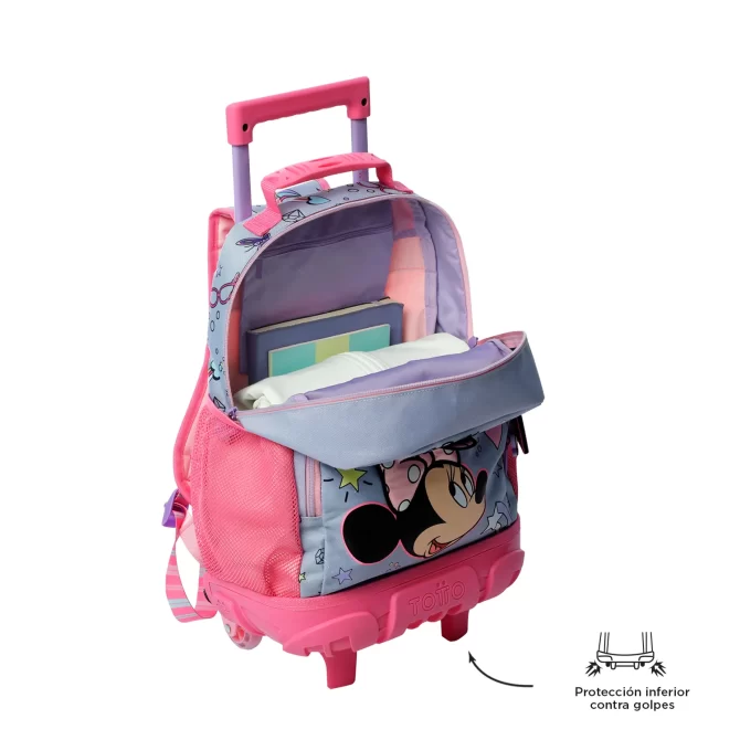 MORRAL TOTTO RUEDAS MINNIE - TALLA M - GRIS