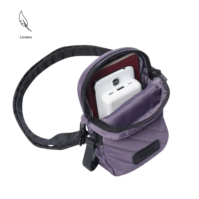 BOLSO TOTTO ARLYN CROSSBODY - MORADO - TALLA XS