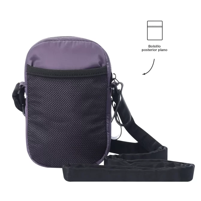 BOLSO TOTTO ARLYN CROSSBODY - MORADO - TALLA XS