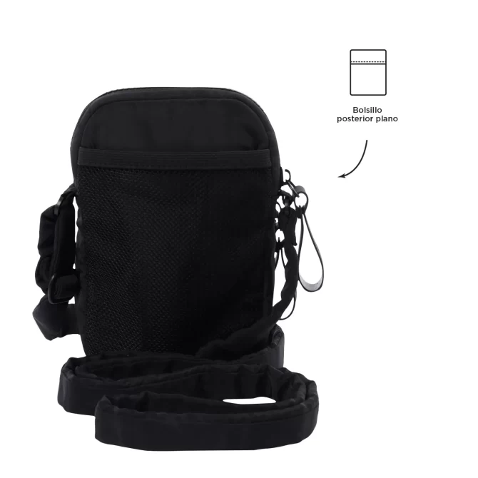 BOLSO TOTTO ARLYN CROSSBODY - NEGRO - TALLA XS