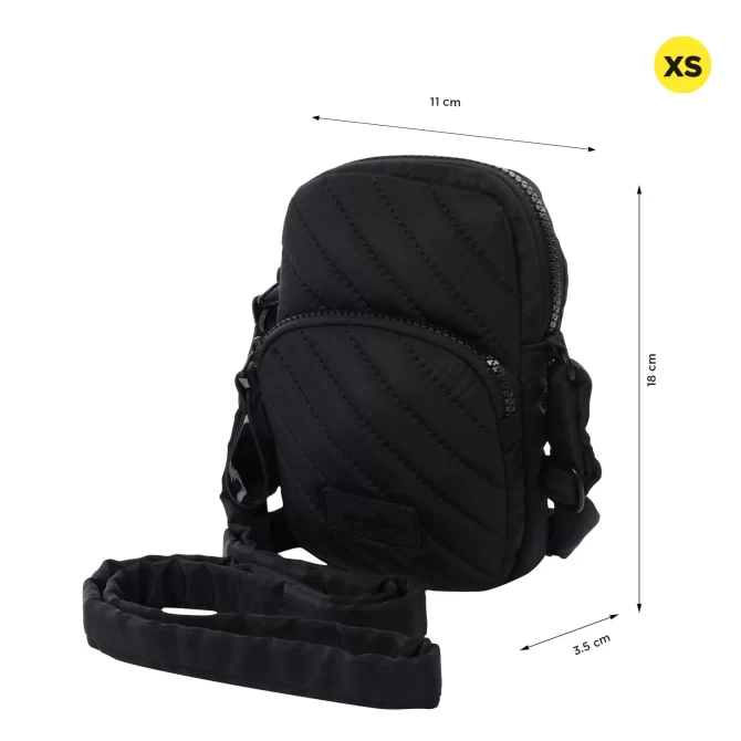 BOLSO TOTTO ARLYN CROSSBODY - NEGRO - TALLA XS