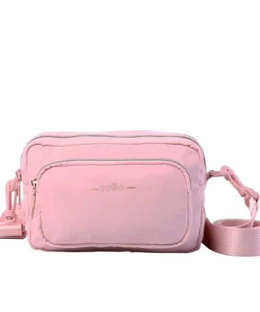 BOLSO TOTTO FUNTY CROSSBODY - ROSADO - TALLA XS