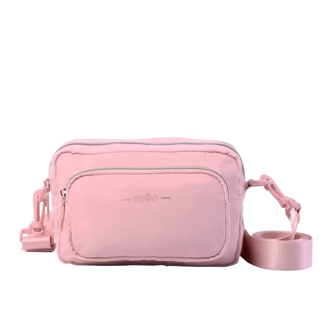 BOLSO TOTTO FUNTY CROSSBODY - ROSADO - TALLA XS