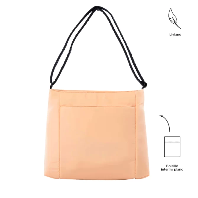 BOLSO TOTTO ARLYN SHOPING - DURAZNO - TALLA L