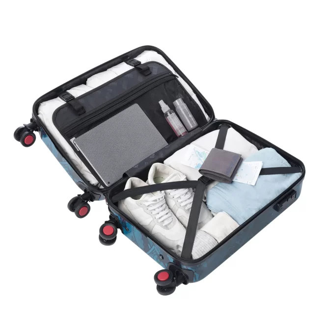 MALETA VIAJE TOTTO MARVEL BLUE - TALLA S - AZUL