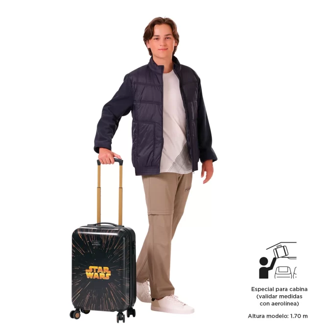 MALETA VIAJE TOTTO STAR WARS EMPIRE - TALLA S - NEGRO