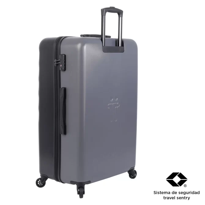 MALETA VIAJE TOTTO BAZY - TALLA L - NEGRO