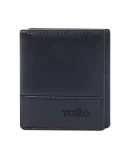BILLETERA TOTTO SAFFIANO AQI - NEGRO