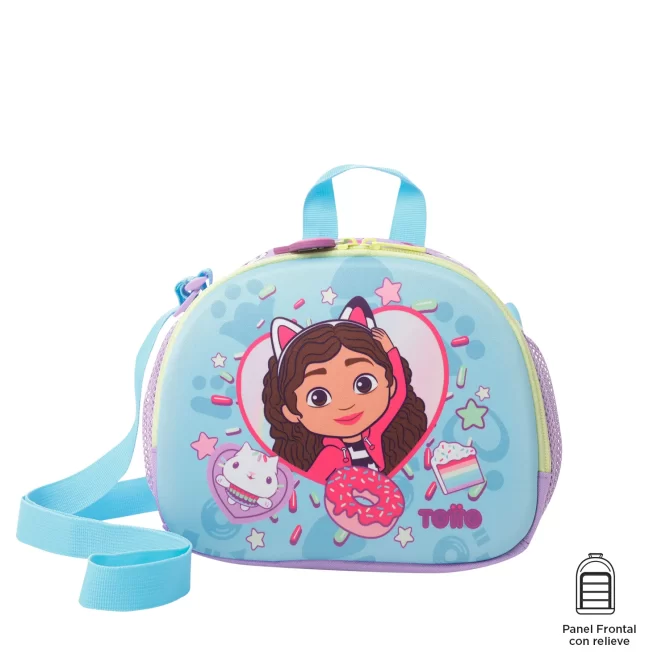 LONCHERA TOTTO GABBY DOLL HOUSE - AZUL