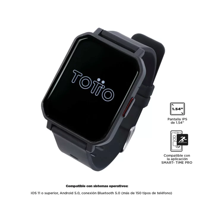 RELOJ TOTTO INTELIGENTE SMART F12 - NEGRO