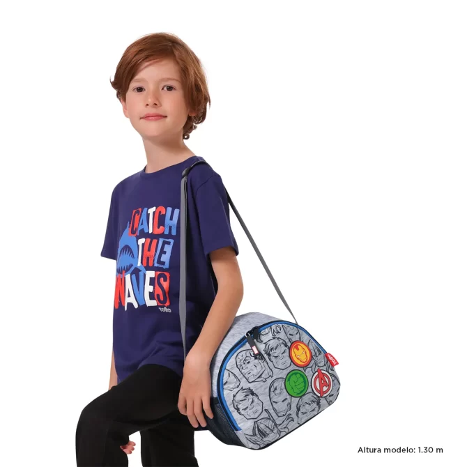 LONCHERA TOTTO SUPER AVENGERS - GRIS