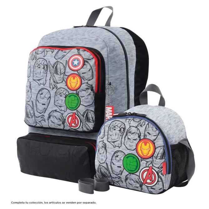 LONCHERA TOTTO SUPER AVENGERS - GRIS
