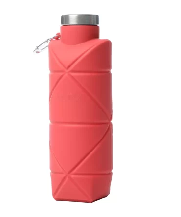 BOTELLON TOTTO PLEGABLE ORIGAMI 650 ML - ROJO