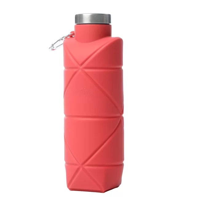 BOTELLON TOTTO PLEGABLE ORIGAMI 650 ML - ROJO