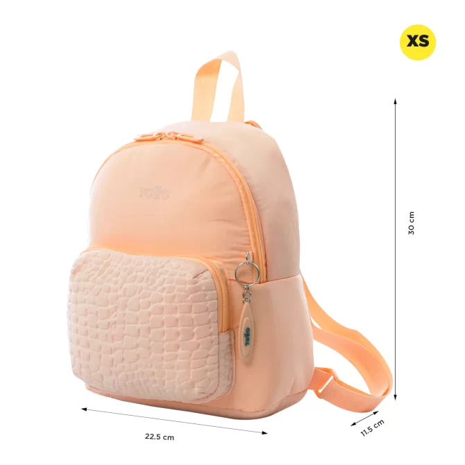 MORRAL TOTTO BALTRA - TALLA XS - DURAZNO