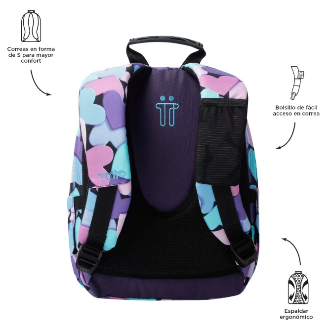 MORRAL TOTTO TEMPERA - TALLA S - AZUL