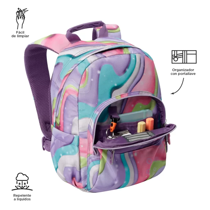 MORRAL TOTTO TEMPERA - TALLA S - MORADO