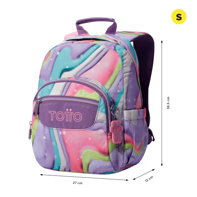 MORRAL TOTTO TEMPERA - TALLA S - MORADO