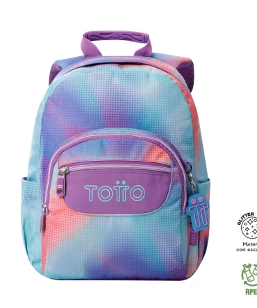MORRAL TOTTO TEMPERA GLITTER - TALLA S - MORADO