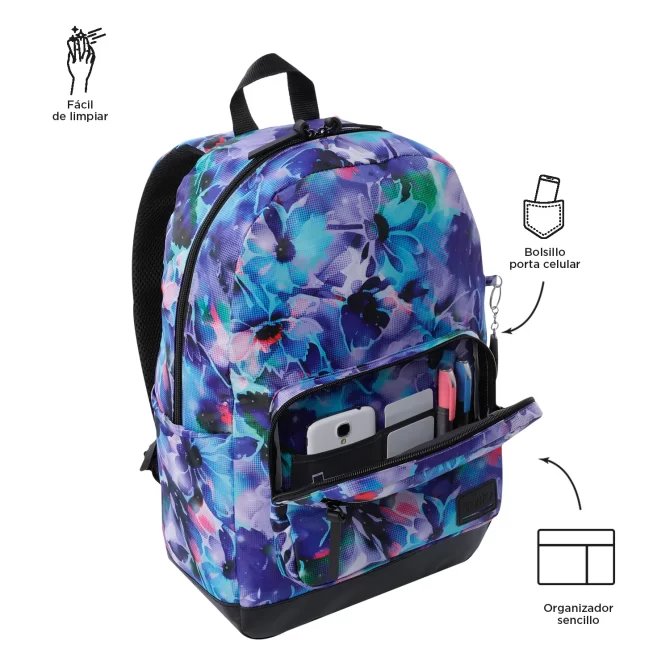 MORRAL TOTTO TOCAX PORTA PC 14" - TALLA L - MORADO