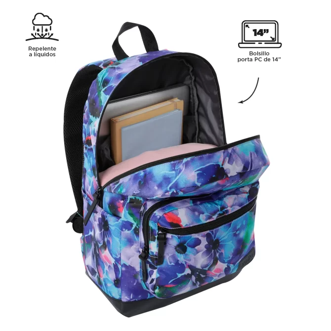 MORRAL TOTTO TOCAX PORTA PC 14" - TALLA L - MORADO