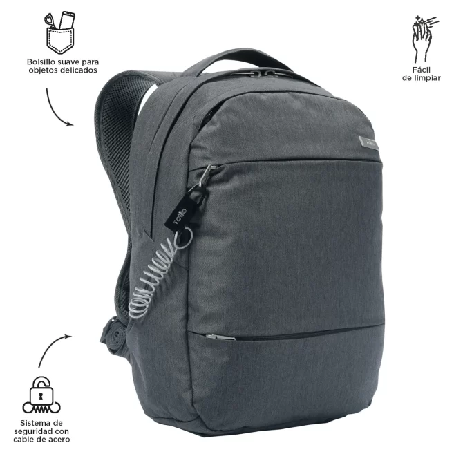 MORRAL TOTTO COLBERT EJECUTIVO - TALLA M - GRIS