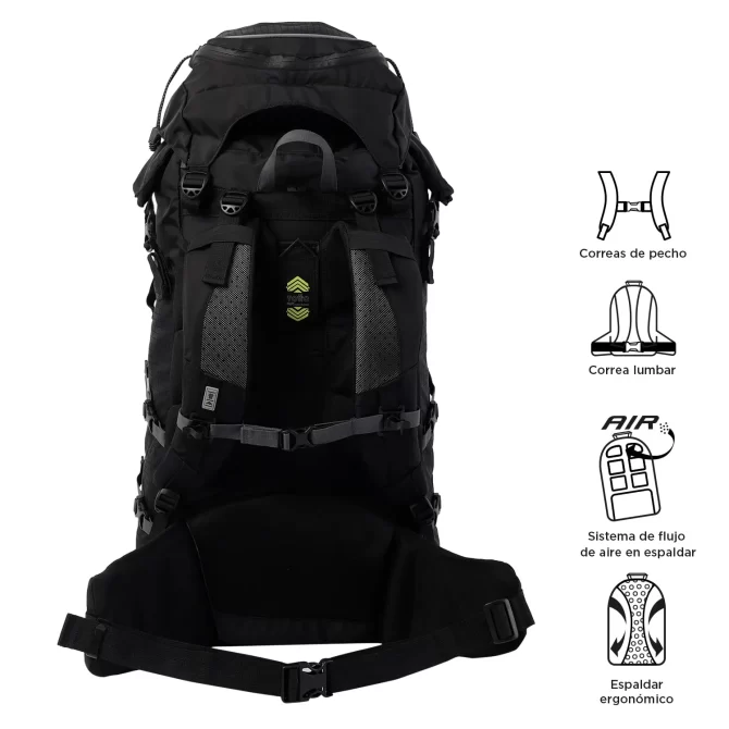 MORRAL TOTTO SUMMIT OUTDOOR - TALLA XL - NEGRO