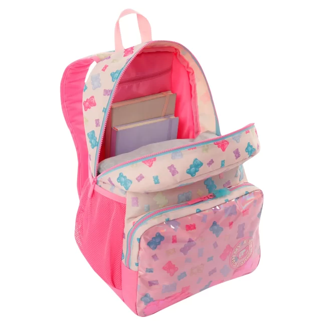 MORRAL TOTTO GUMMY BEAR - TALLA L - ROSADO