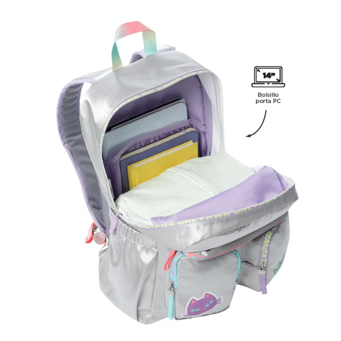 MORRAL TOTTO GIRL POWER - TALLA L - GRIS