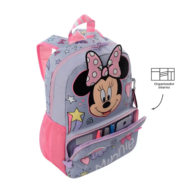 MORRAL TOTTO MINNIE - TALLA M - GRIS