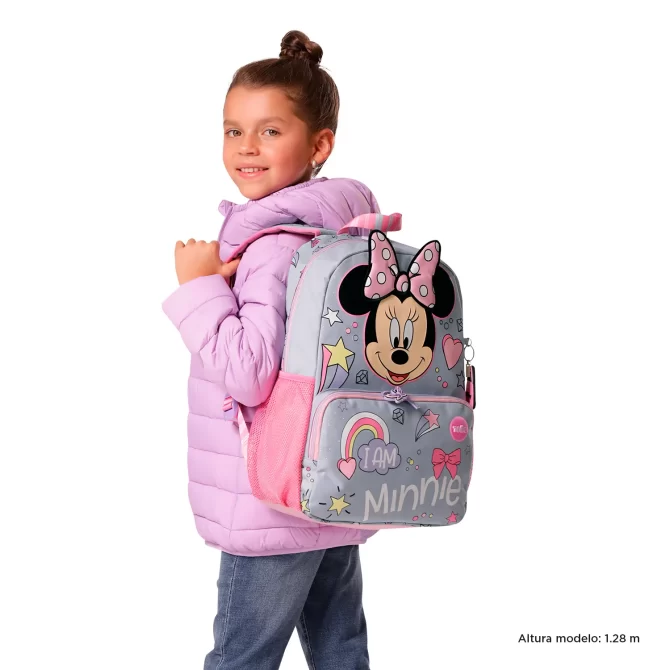 MORRAL TOTTO MINNIE - TALLA M - GRIS
