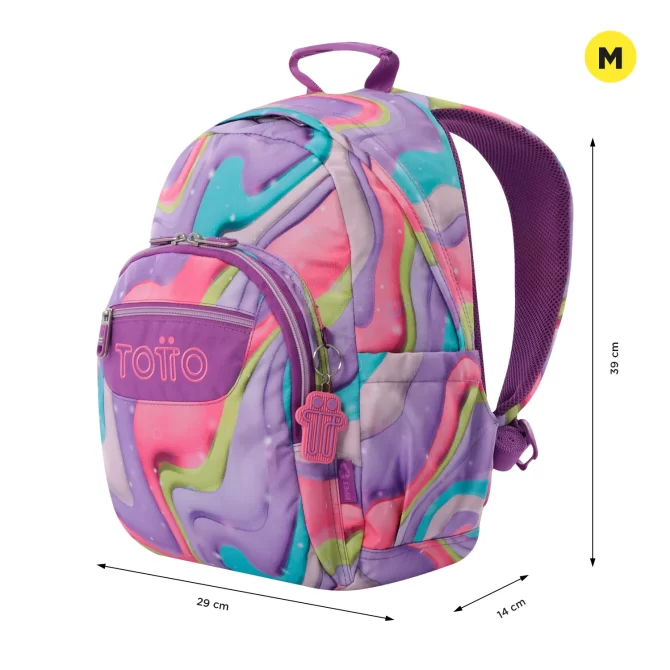 MORRAL TOTTO GOMMAS PORTA PC 13" - TALLA M - MORADO