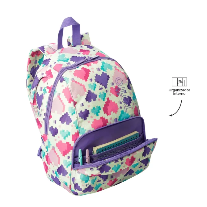 MORRAL TOTTO GAMMATTO - TALLA M - BLANCO
