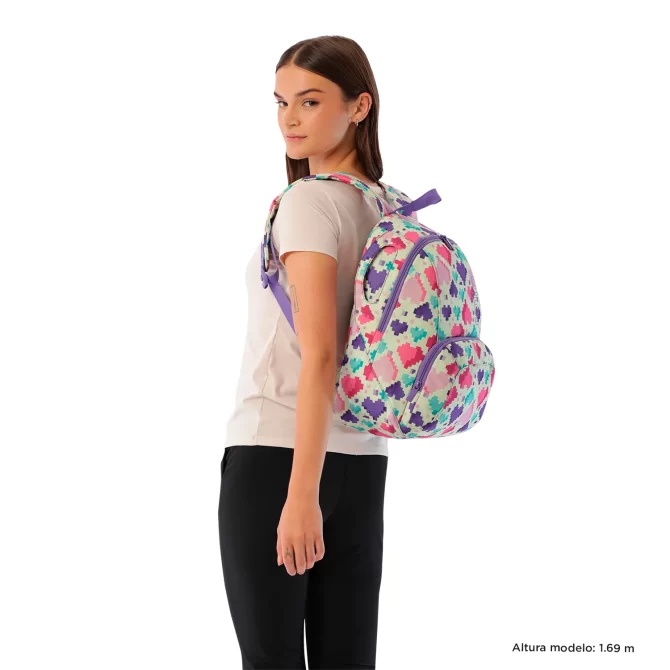 MORRAL TOTTO GAMMATTO - TALLA M - BLANCO