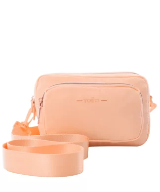 BOLSO TOTTO FUNTY CROSSBODY 2 EN 1 - DURAZNO - TALLA XS