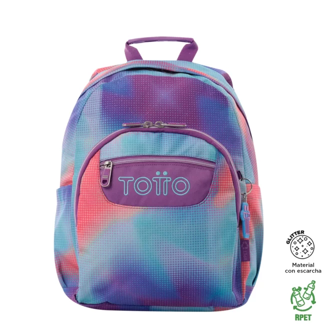 MORRAL TOTTO GOMMAS GLITTER - TALLA M - VERDE