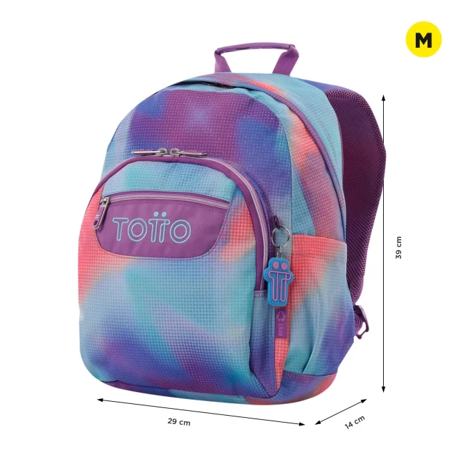 MORRAL TOTTO GOMMAS GLITTER - TALLA M - VERDE