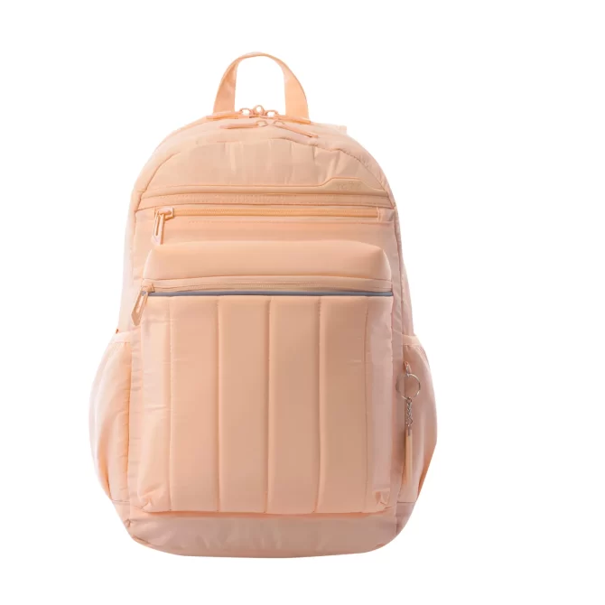MORRAL TOTTO PLAINE PORTA PC 14" - TALLA L - DURAZNO