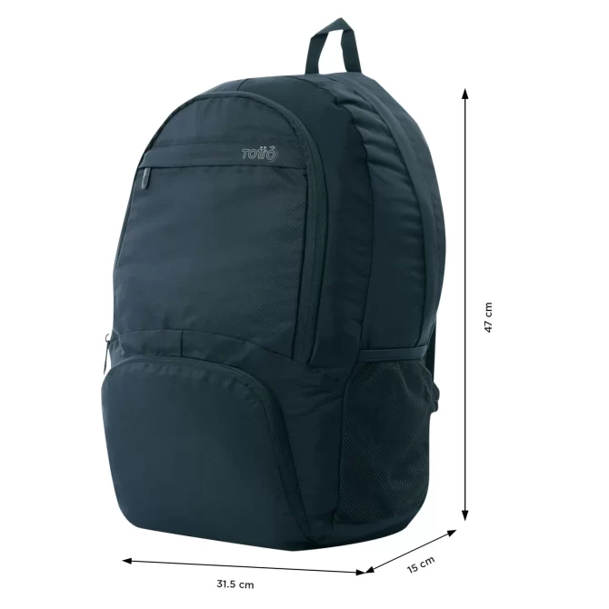 MORRAL TOTTO PLEGABLE SYNCRO - TALLA L - AZUL