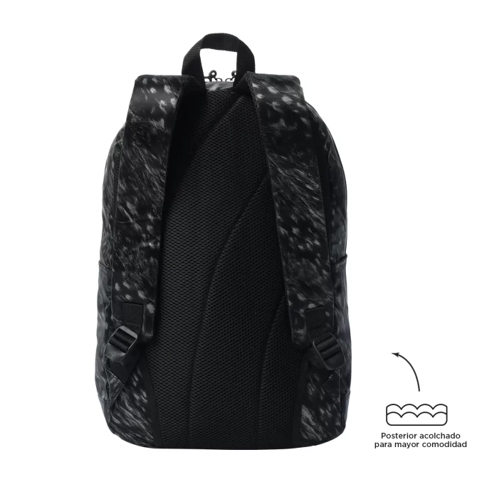 MORRAL TOTTO TOCAX PORTA PC 14" - TALLA L - NEGRO
