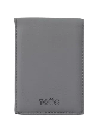 BILLETERA TOTTO DUAL - GRIS