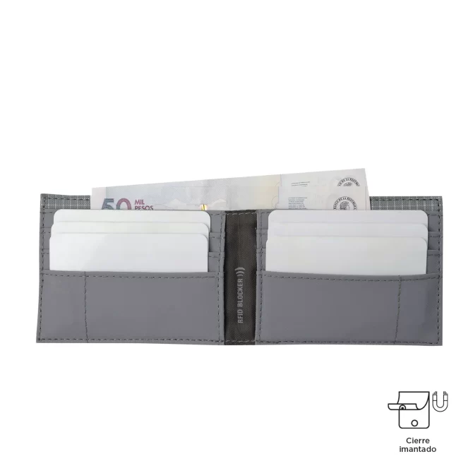 BILLETERA TOTTO DUAL - GRIS